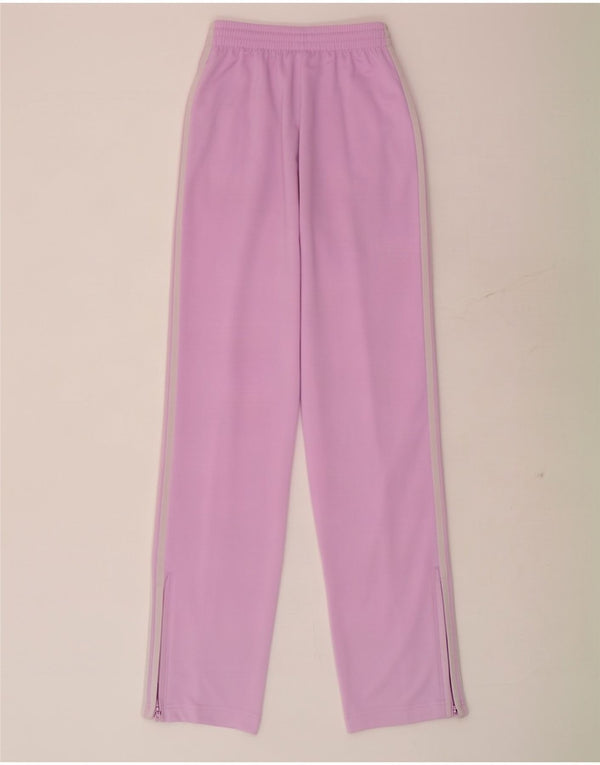 Adidas Damen Trainingshose UK 0/2 2XS Lila Polyester