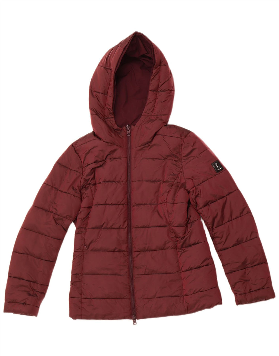 REFRIGUE Damen Kapuzenjacke, wendbar, wattiert, Gr. 10, Burgunderrot