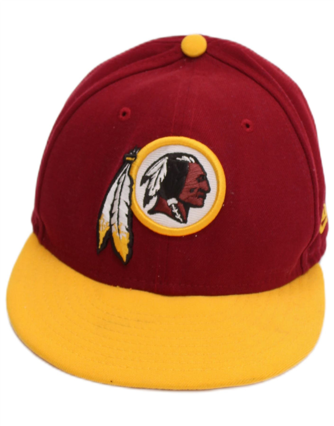 New Era Herren-Baseballkappe mit Grafik, mittleres Burgunderrot, Farbblock-Polyester