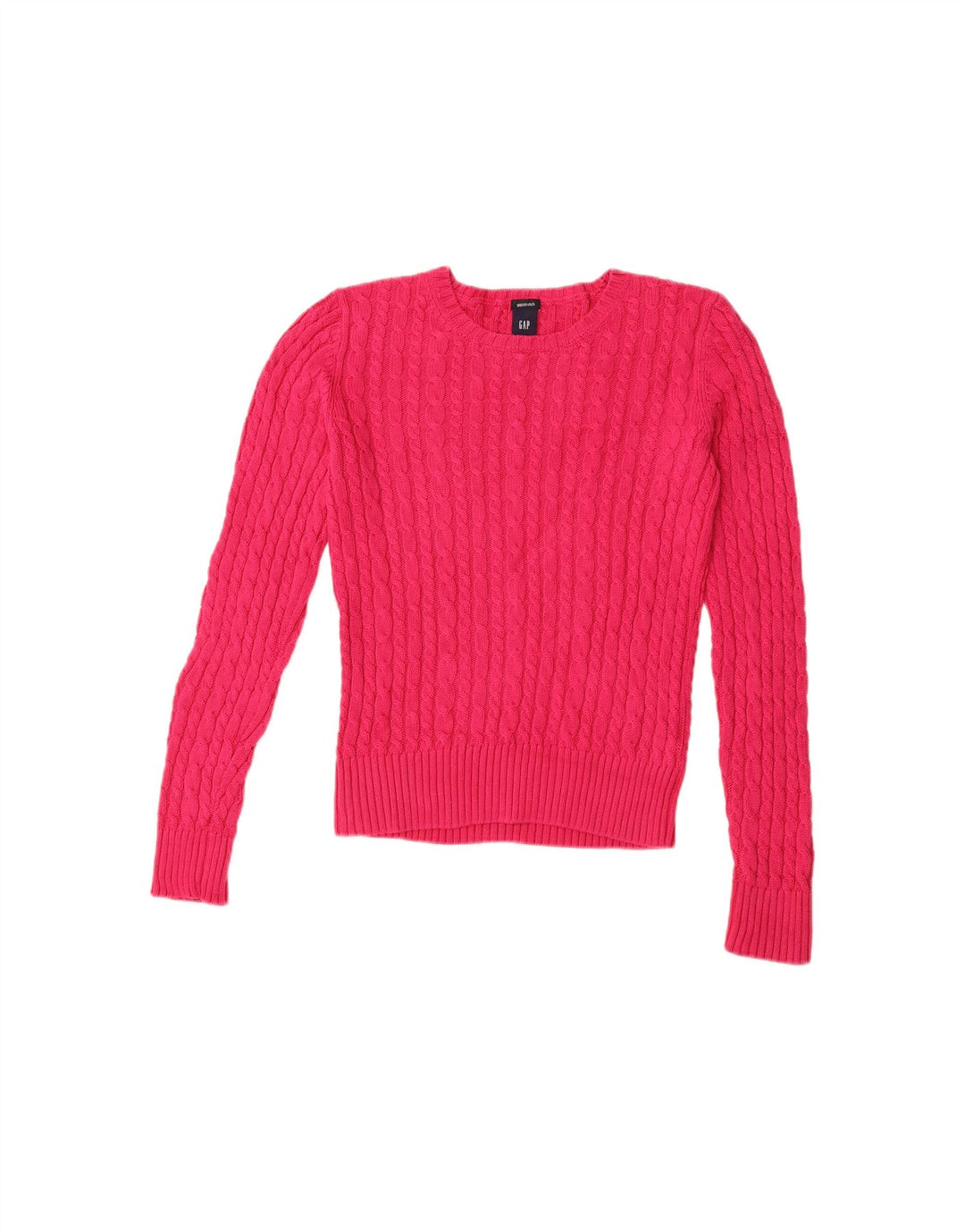 GAP Womens Crew Neck Jumper Sweater UK 12 Medium Pink Vintage Gap and Second-Hand Gap from Messina Hembry 