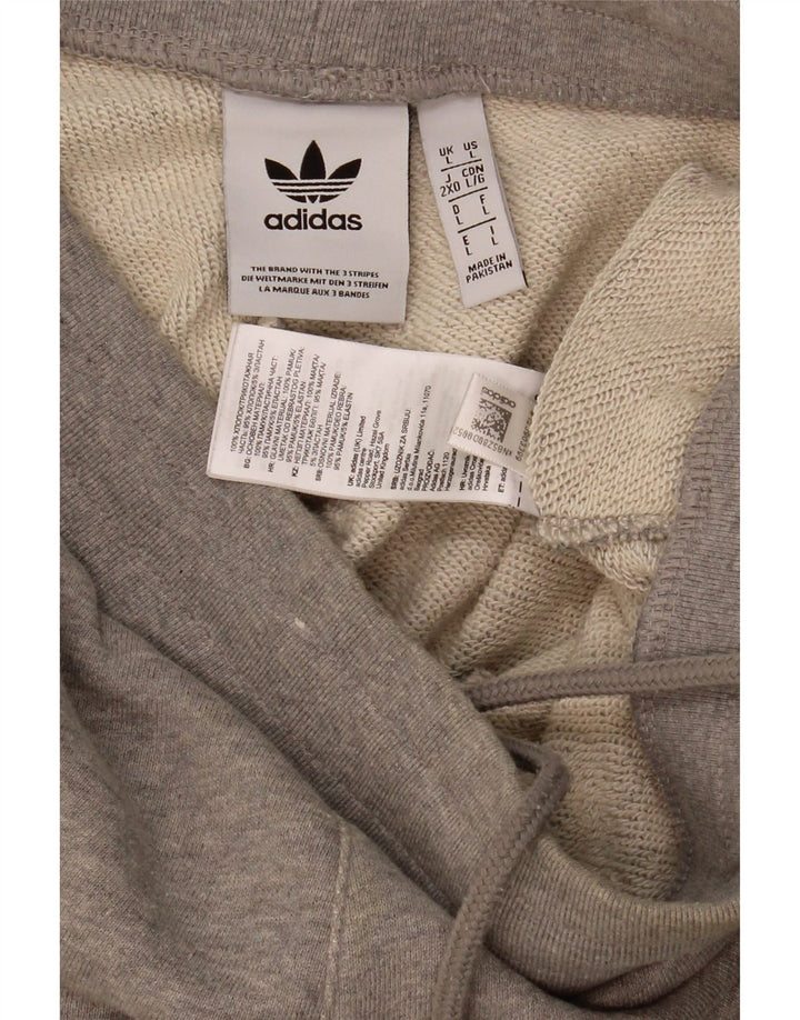 Adidas Herren Trainingshose Jogger Große graue Baumwolle