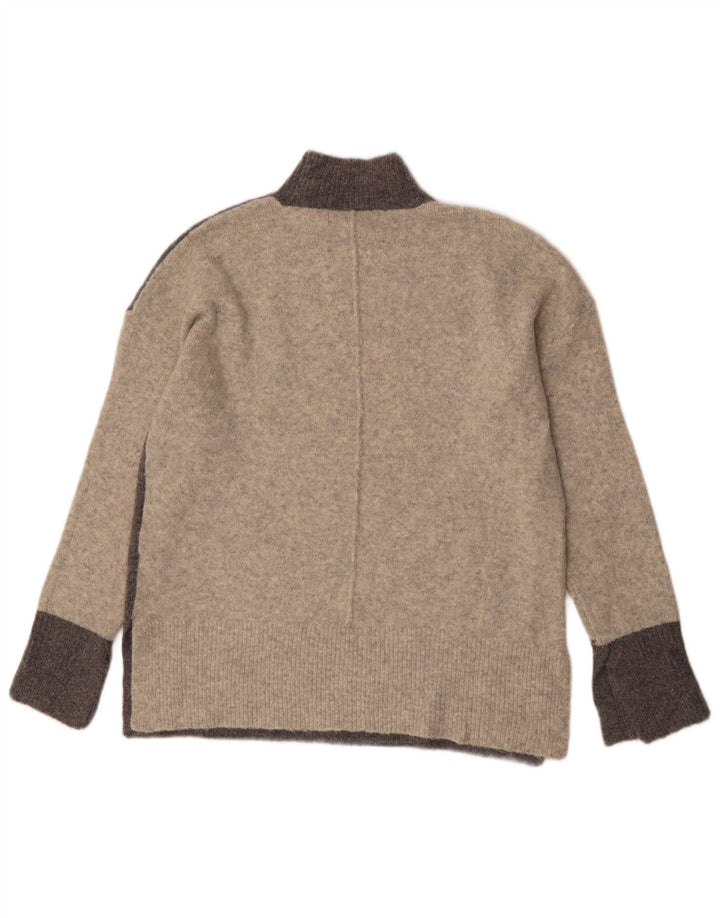 Marks & Spencer Rollkragenpullover für Damen, Gr. 14, Mittelgrau