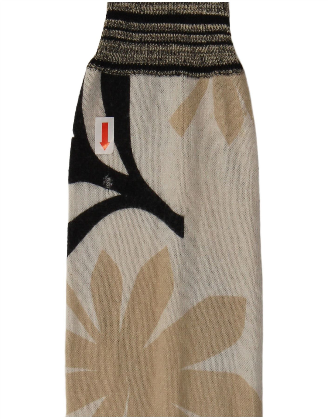 ICEBERG Damen-Cardigan-Pullover UK 6 XS Off White Floral Cotton