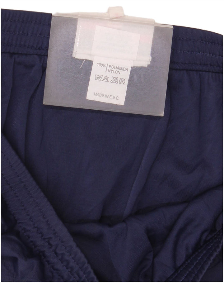 Reebok Damen Sportshorts UK 14 Large Marineblau Polyamid