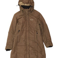 Jack Wolfskin Damen Kapuzenmantel, gepolstert, UK 16, Größe L, braun, Polyester