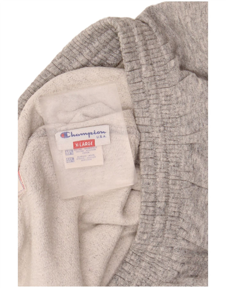 Champion Herren-Trainingshose XL, grau gefleckte Baumwolle