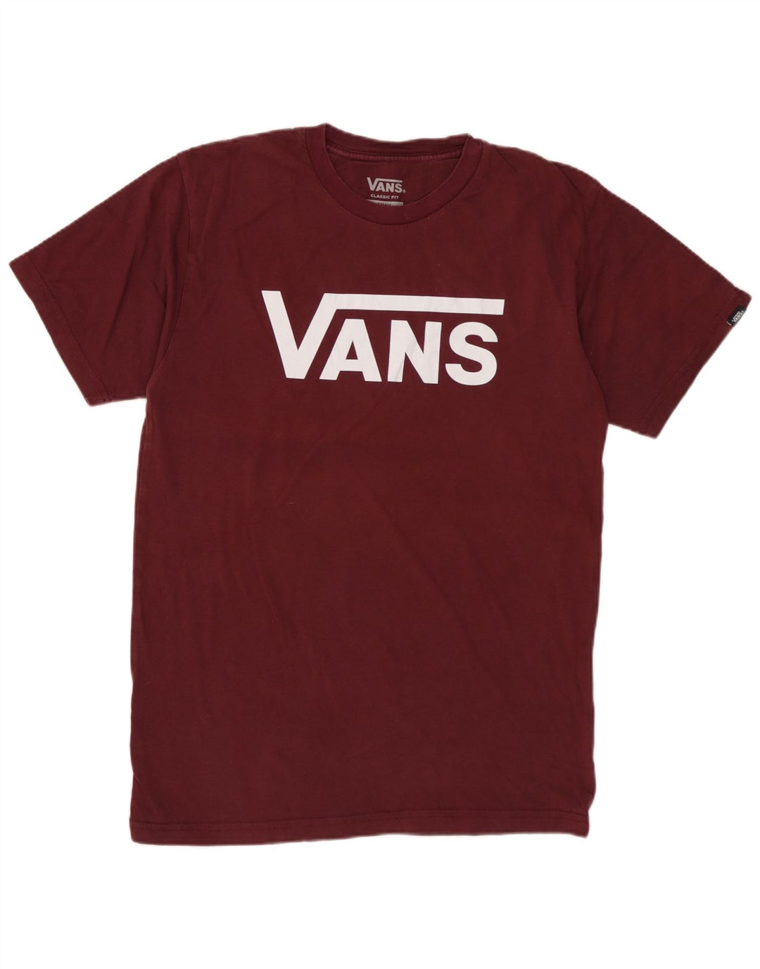 Vans Herren-T-Shirt mit klassischer Passform, Grafik, Größe S, Kastanienbraun, Baumwolle