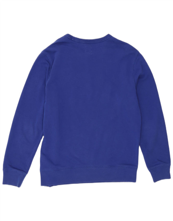 Gap Grafik-Sweatshirt für Damen, Gr. 10, Größe S, Blau, Baumwolle