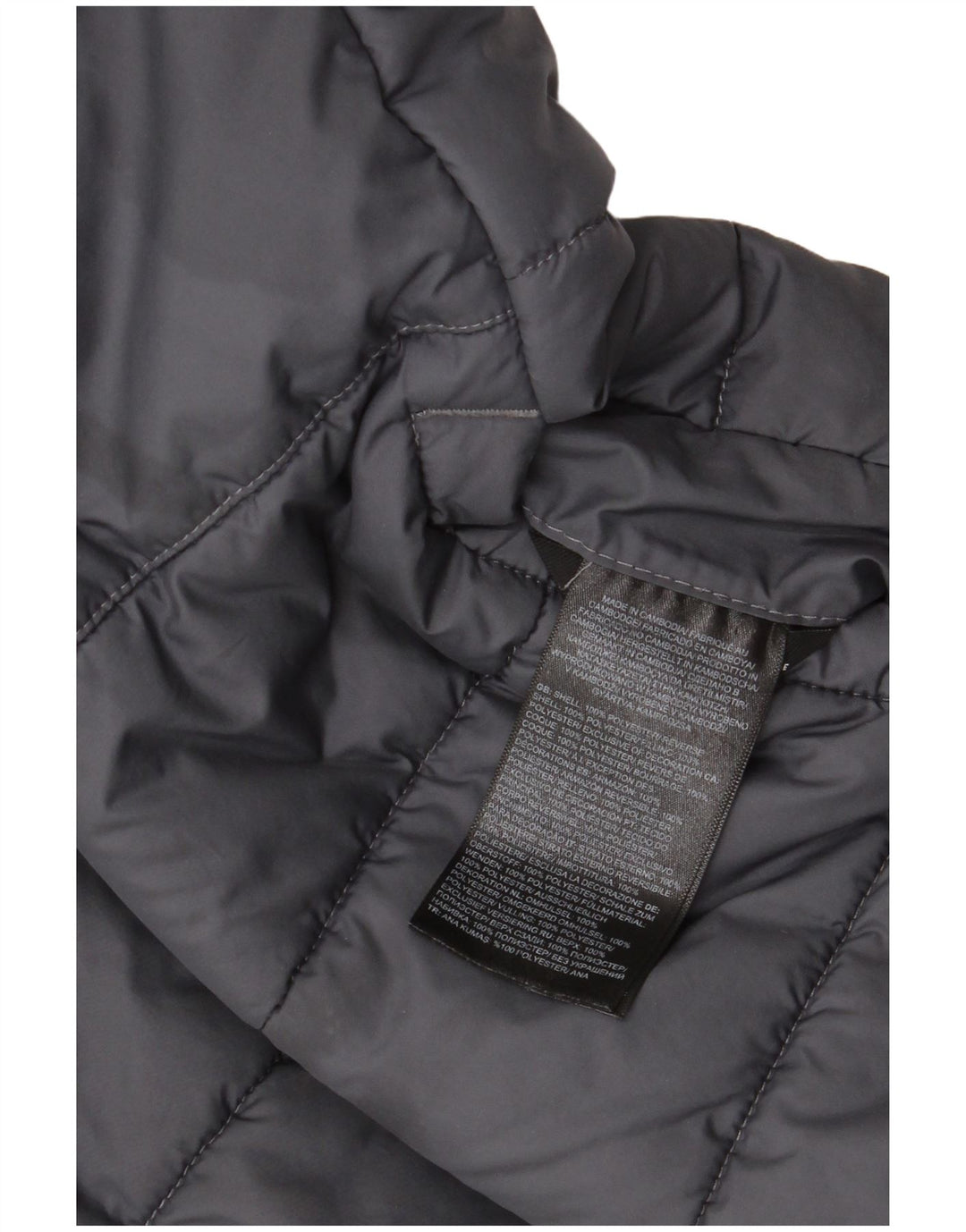 Wattierte Jacke für Jungen von The North Face, 11–12 Jahre, Größe L, Grau, Farbblock