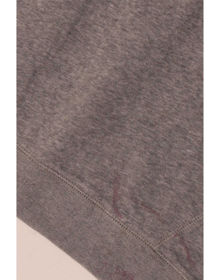 Nike Sweatshirt-Pullover für Jungen, 12–13 Jahre, groß, grau gefleckte Baumwolle