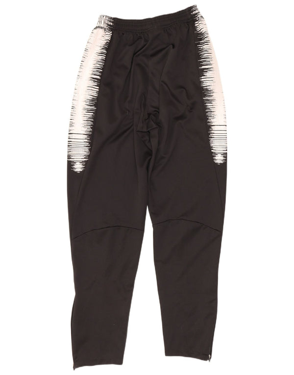 Nike Herren Dri Fit Trainingshose Mittelschwarzes Nadelstreifen-Polyester