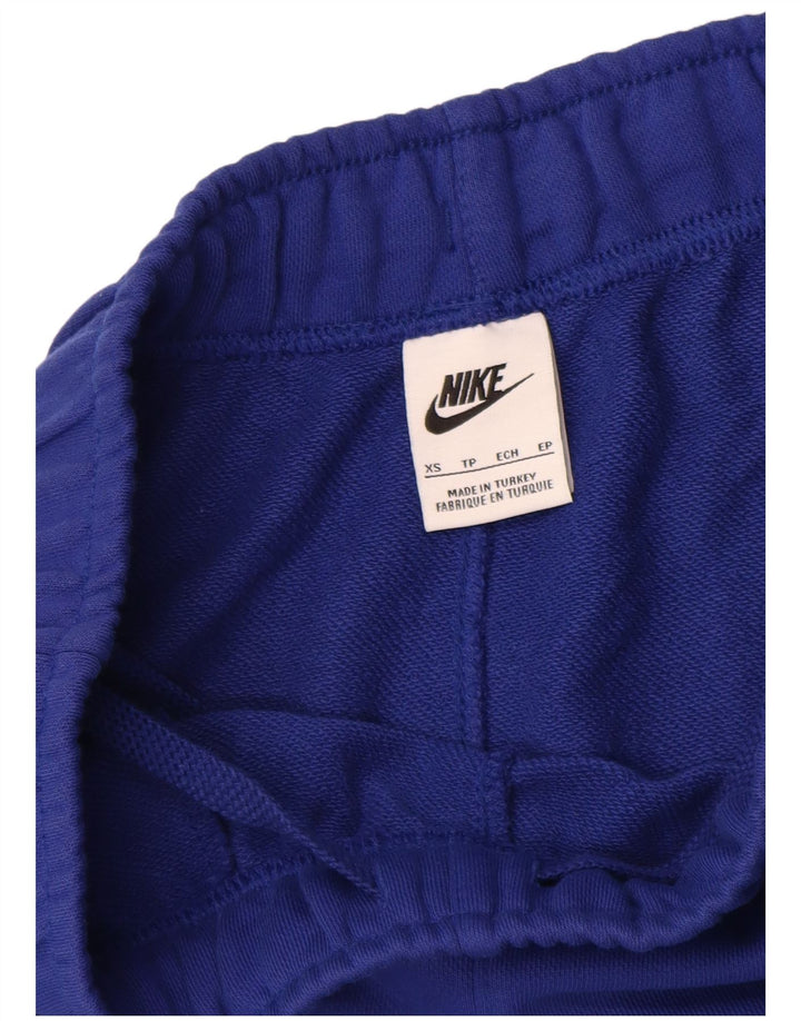 Nike Herren Graphic Sport Shorts XS Blaue Baumwolle