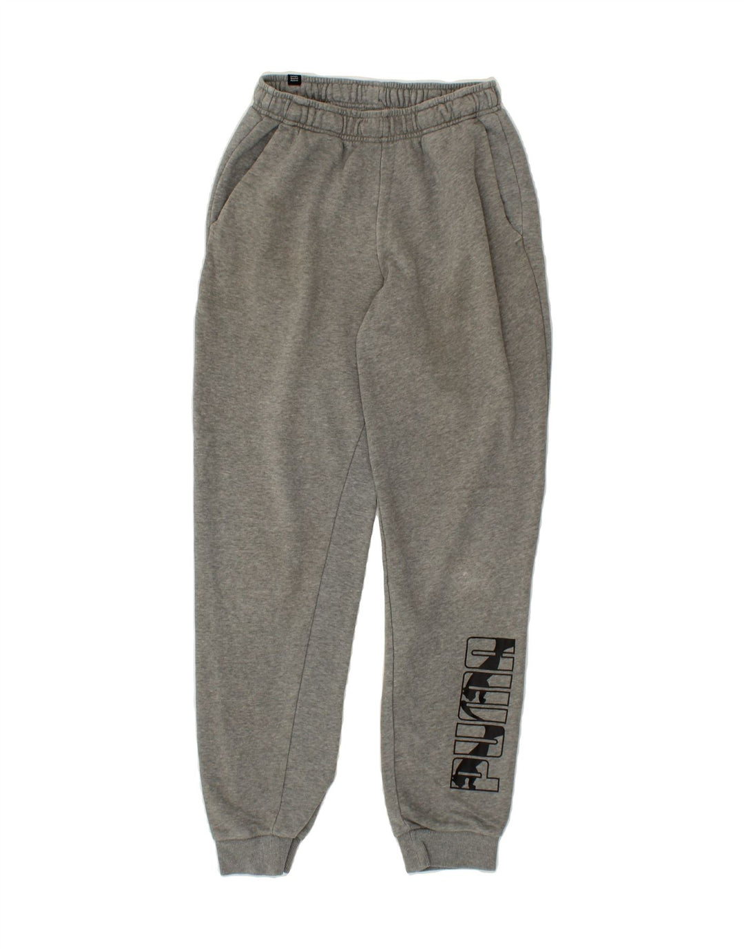 PUMA Womens Graphic Tracksuit Trousers Joggers UK 8 Small  Grey Vintage Puma and Second-Hand Puma from Messina Hembry 