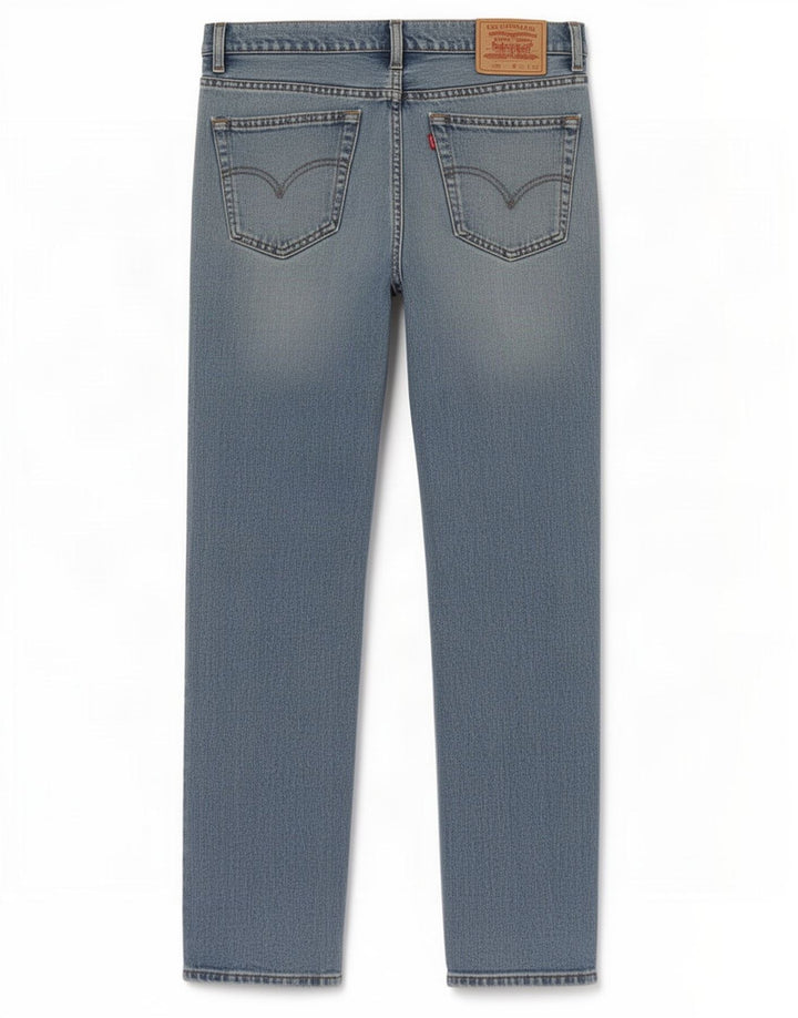 Levi's Mens 504 Straight Jeans W35 L32 Blue Cotton