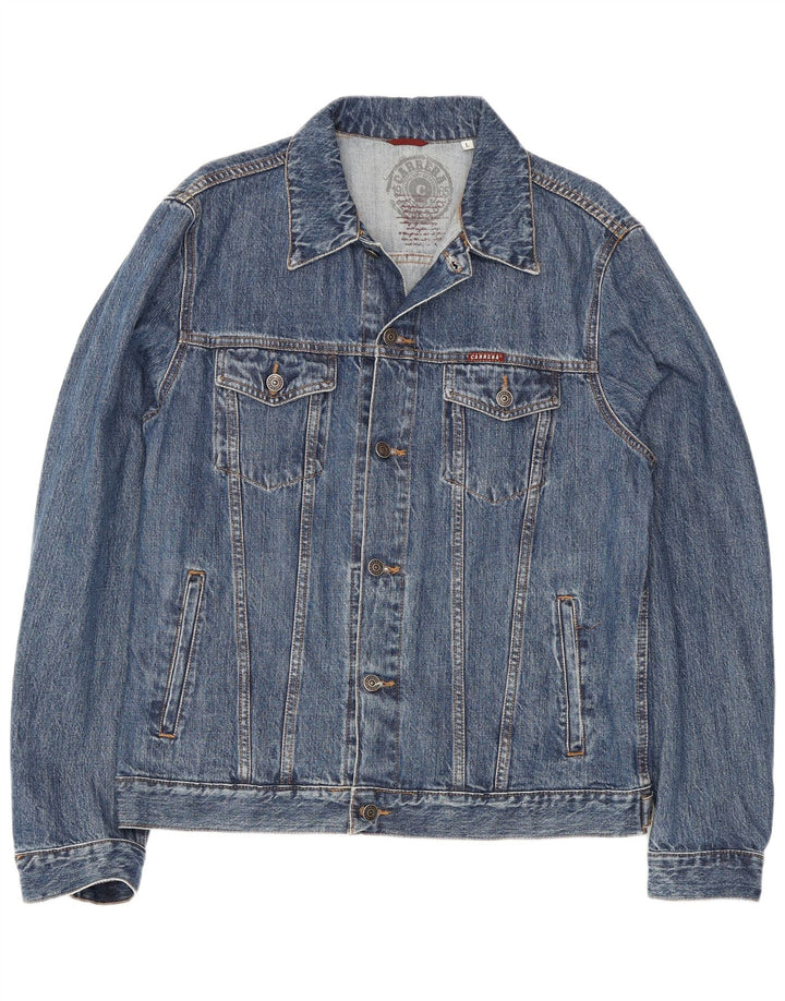 Carrera Herren Jeansjacke UK 40 Large Blau