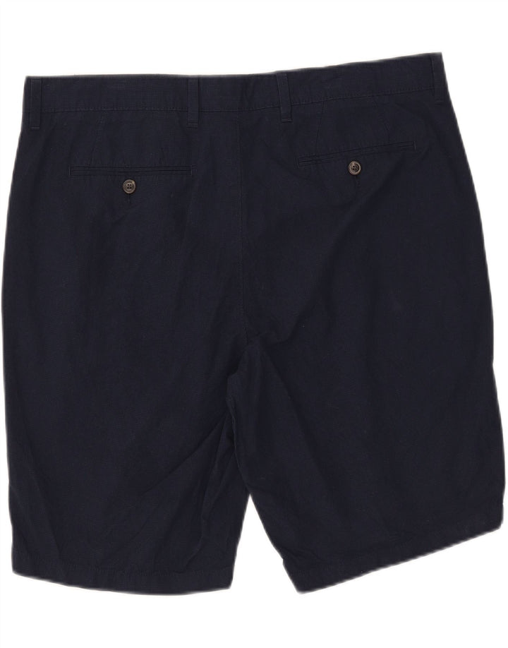 Marks & Spencer Herren Chinoshorts W38 XL Marineblau Baumwolle