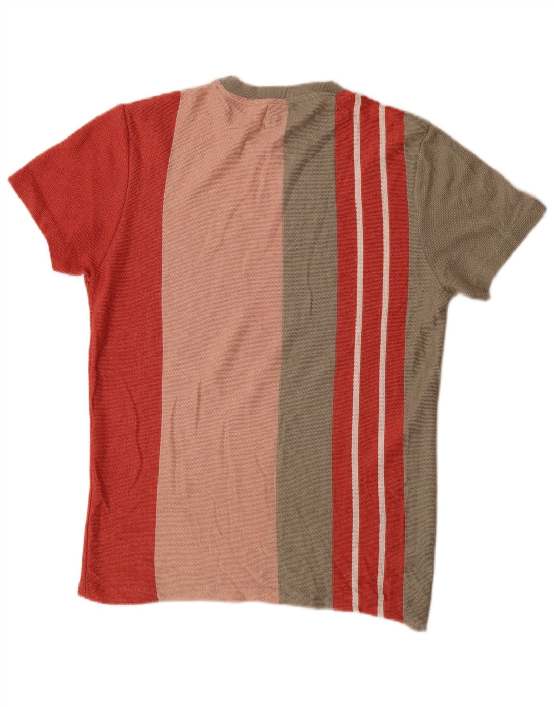 Zara Herren T-Shirt Top Medium Mehrfarbig gestreift