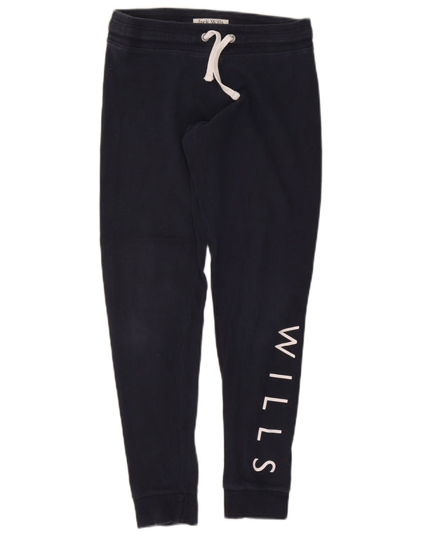 Jack Wills Damen-Trainingsanzughose mit grafischem Muster, Größe S, Marineblau, UK 10