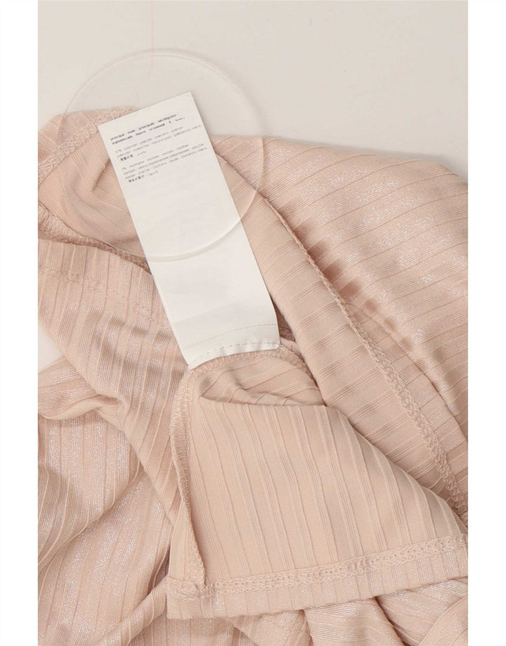 Promod Langarm-Blusenoberteil für Damen, UK 12, Mittelrosa