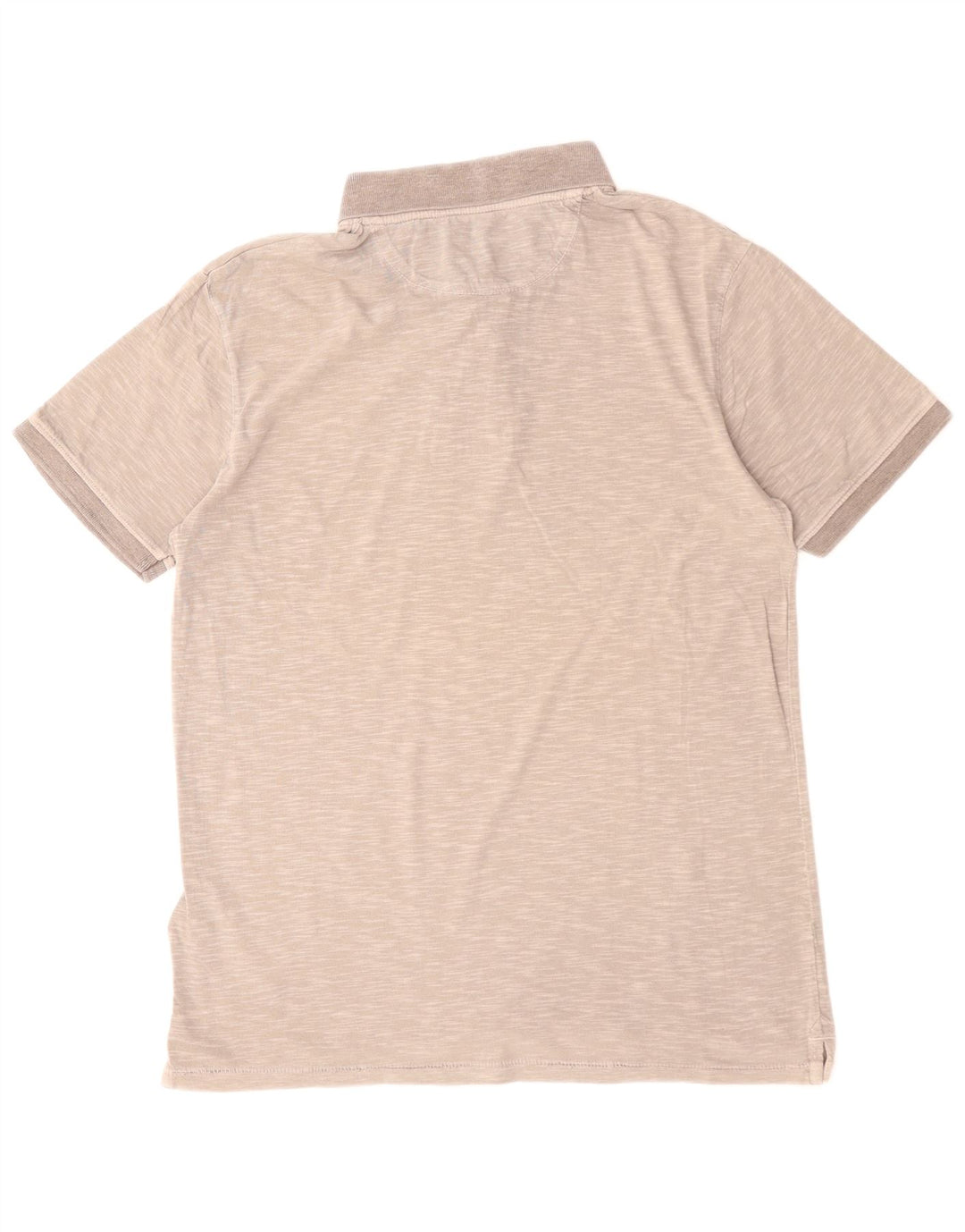 TIMBERLAND Herren-Poloshirt mit schmaler Passform, mittelgrau gesprenkelte Baumwolle