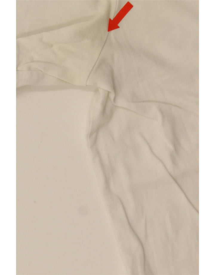 Puma Herren T-Shirt Top Large Weiß Baumwolle