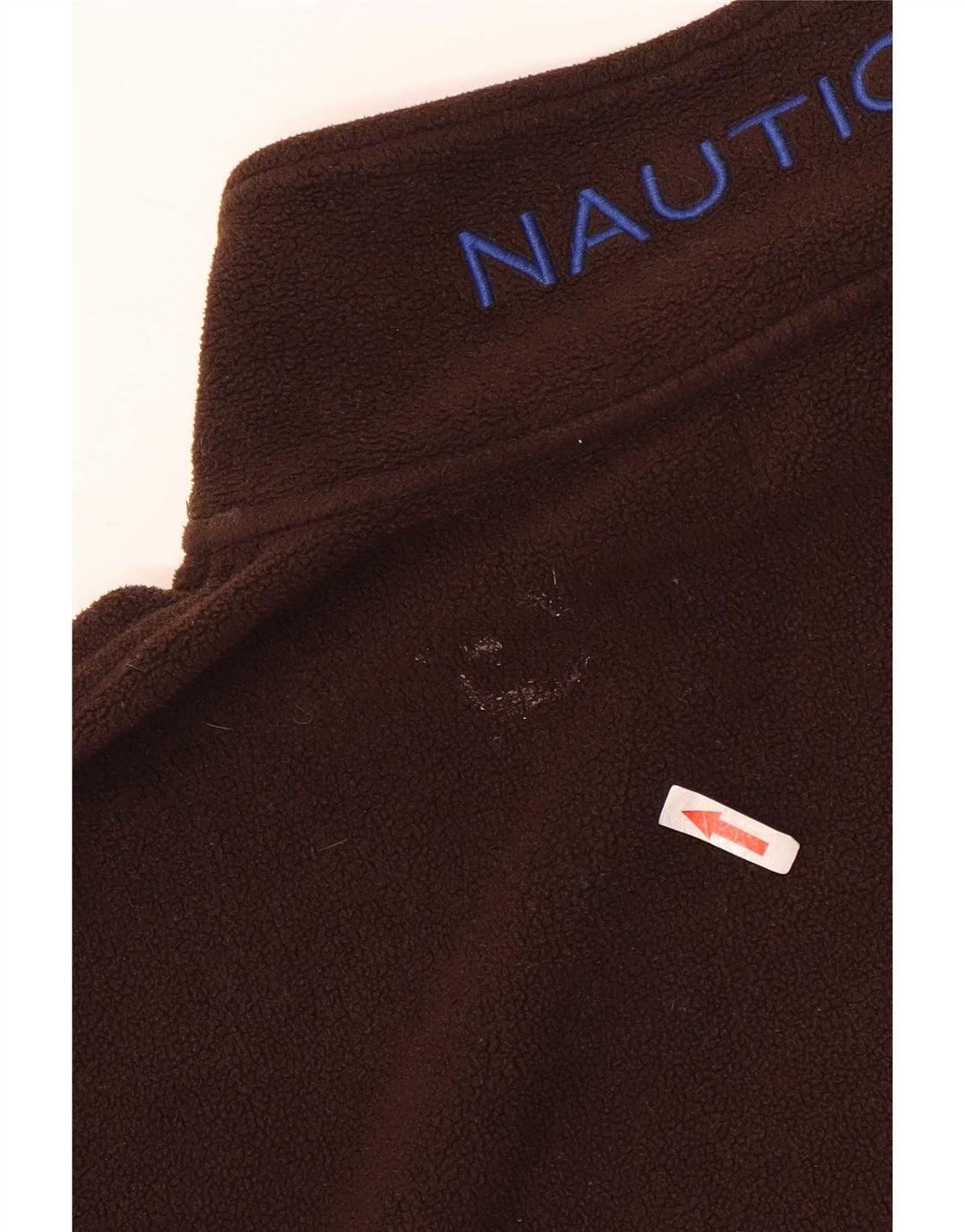 Nautica Herren-Fleecepullover mit grafischem Reißverschluss, 2XL, braun, Polyester