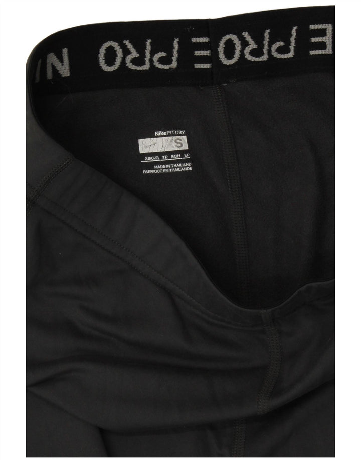 NIKE Womens Fit Dry Leggings US 0/2 XS Graues Polyester