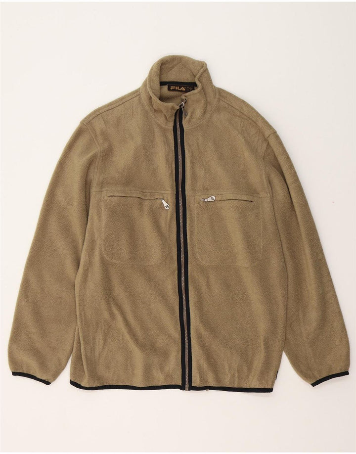 FILA Herren Fleecejacke UK 40 Large Beige