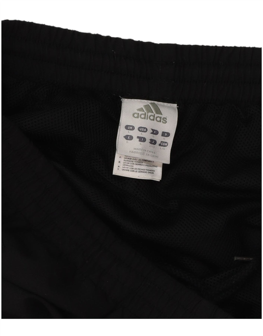 Adidas Herren-Trainingshose, Jogginghose, Größe L, Schwarz, Polyester
