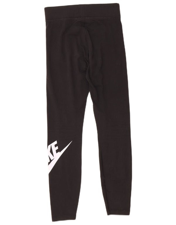 Nike Damen-Leggings mit Grafik, Größe S, Größe S, Schwarz, Baumwolle, Sport
