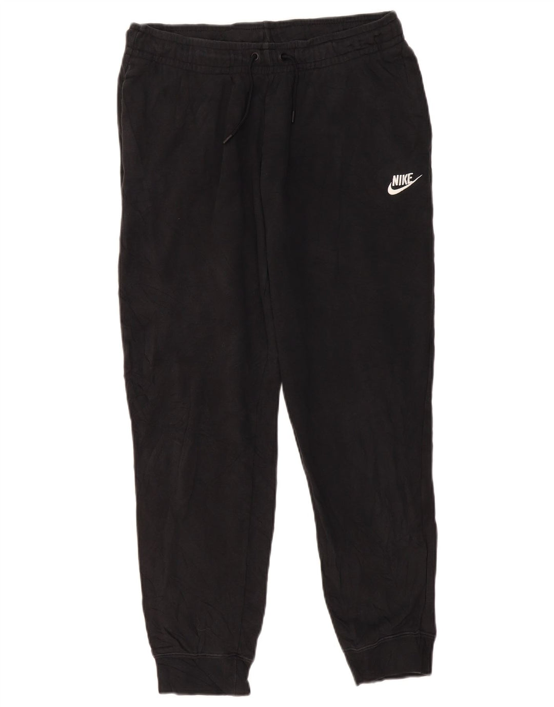 NIKE Damen-Trainingshose, Jogginghose, UK 14, mittelschwarz, Baumwolle