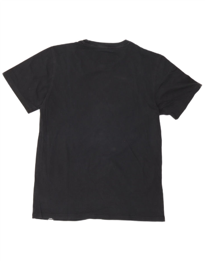 Adidas Herren Grafik T-Shirt Top Medium Schwarz Baumwolle