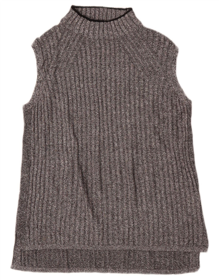 Marks & Spencer Damen Weste Top UK 12 Mittelgraue Viskose