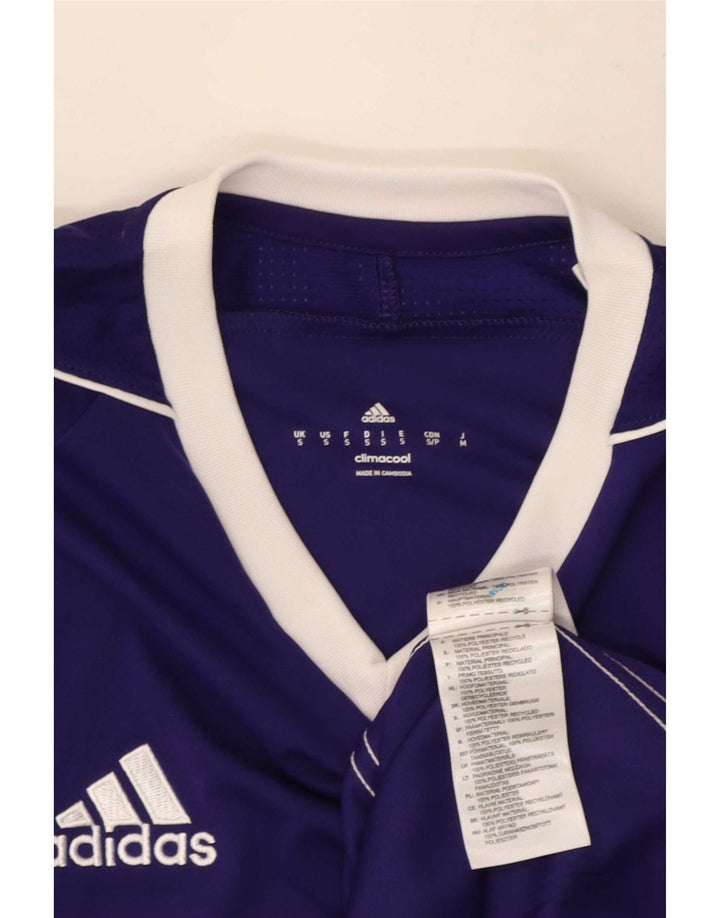 Adidas Herren Climacool T-Shirt Top Small Lila Polyester