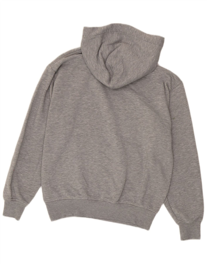 Zara Herren Kapuzenpullover Mittelgrau meliert