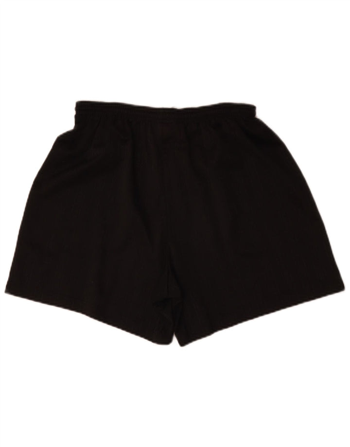 Umbro Herren-Sportshorts, großes, schwarz gestreiftes Polyester