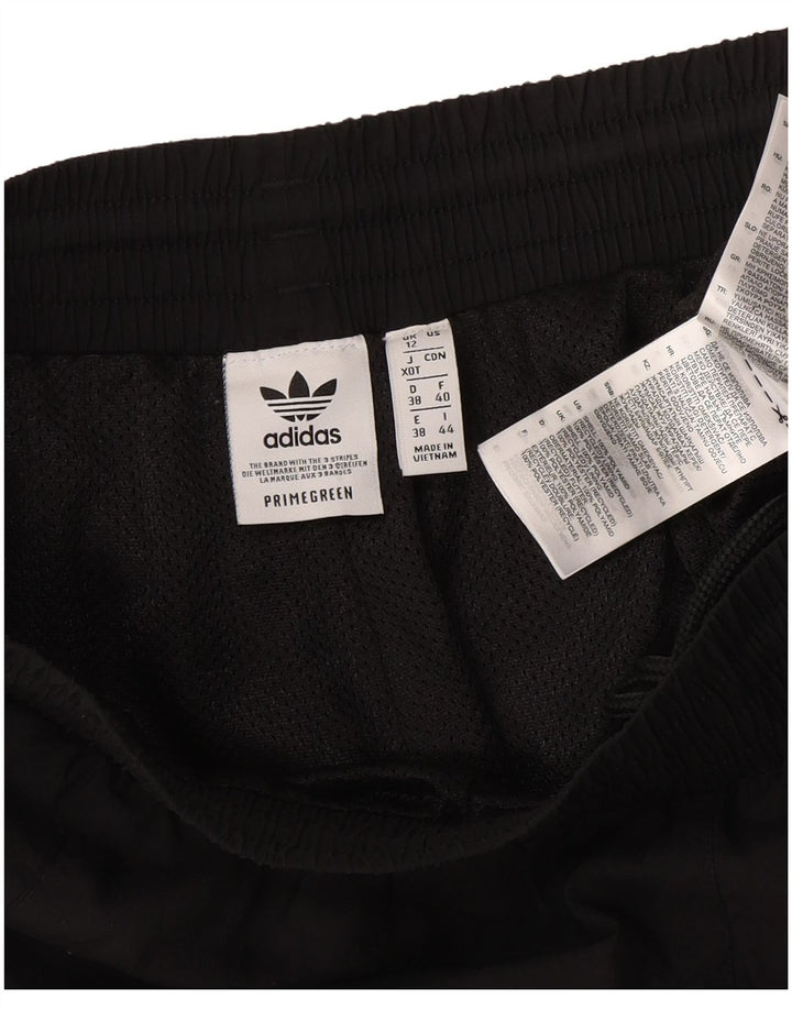 Adidas Damen Loose Fit Wasserdichte Hose UK 12 Mittelschwarz Farbblock