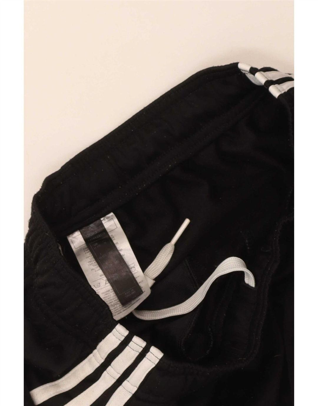 Adidas Jungen-Trainingshose, Jogginghose, 11–12 Jahre, schwarzes Polyester