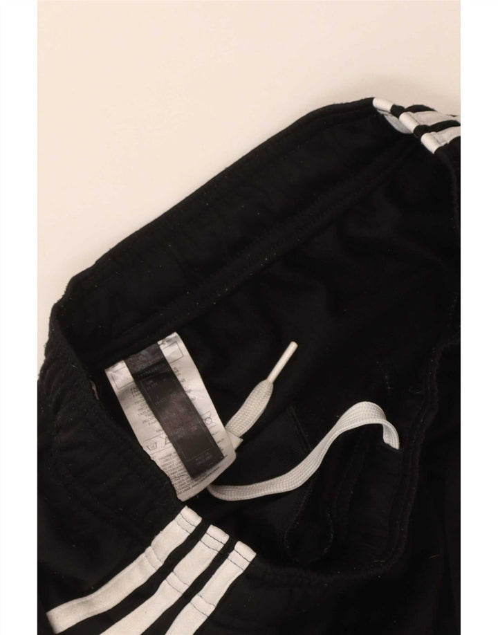 Adidas Jungen-Trainingshose, Jogginghose, 11–12 Jahre, schwarzes Polyester