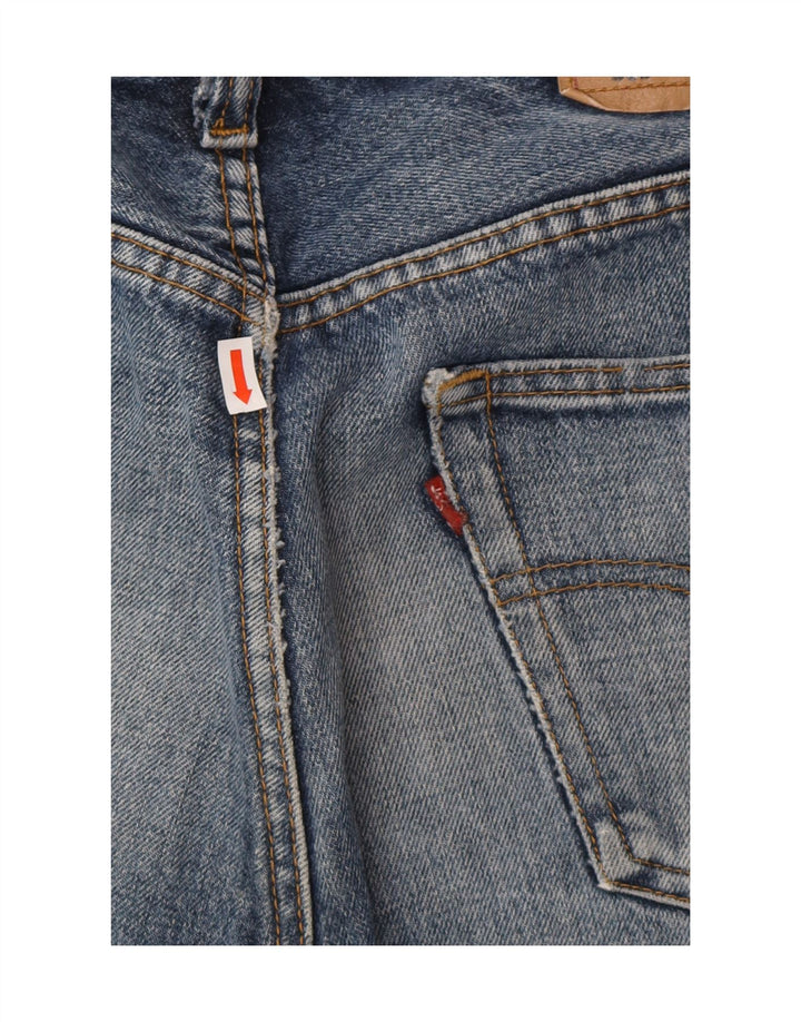 LEVI'S Herren 501 Denim Shorts W34 Große blaue Baumwolle