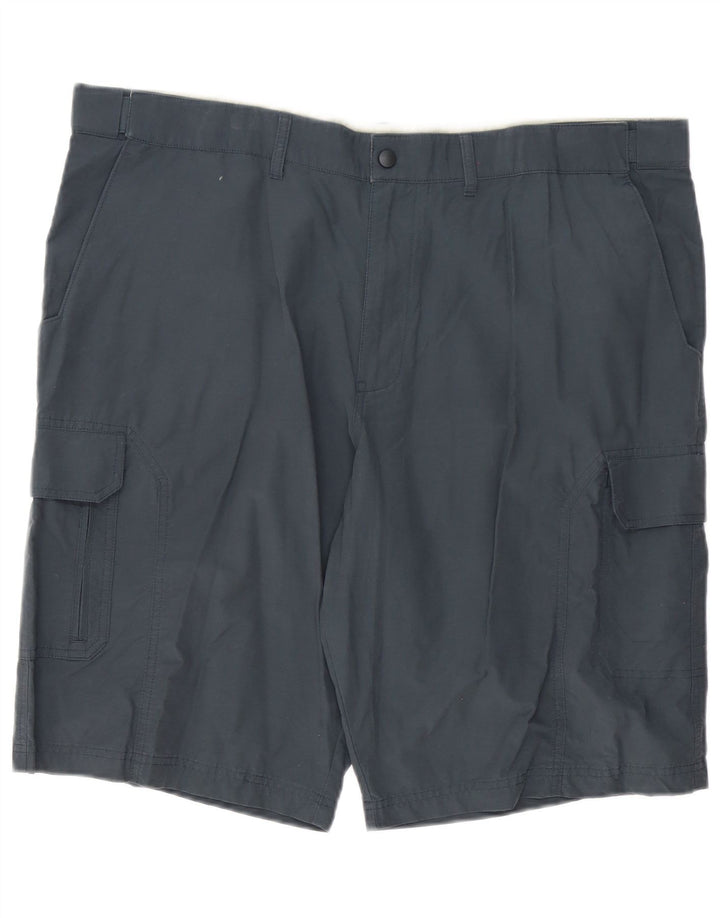 Marks & Spencer Herren Cargoshorts W42 2XL Graue Baumwolle