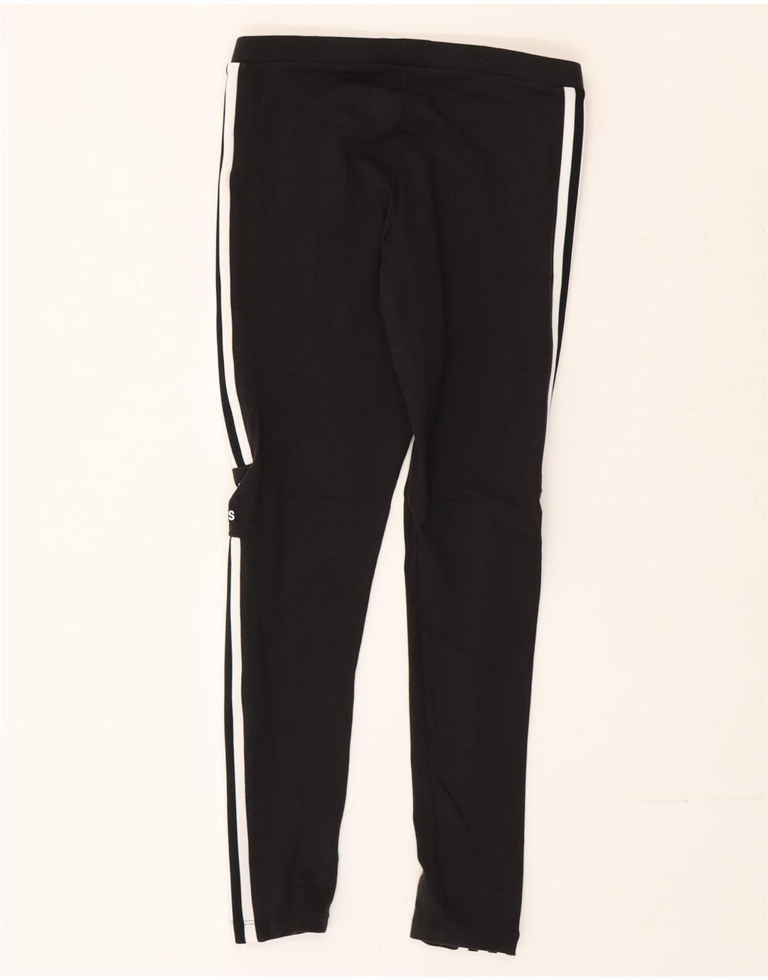 Adidas Damen Graphic Leggings UK 12 Mittelschwarze Baumwolle