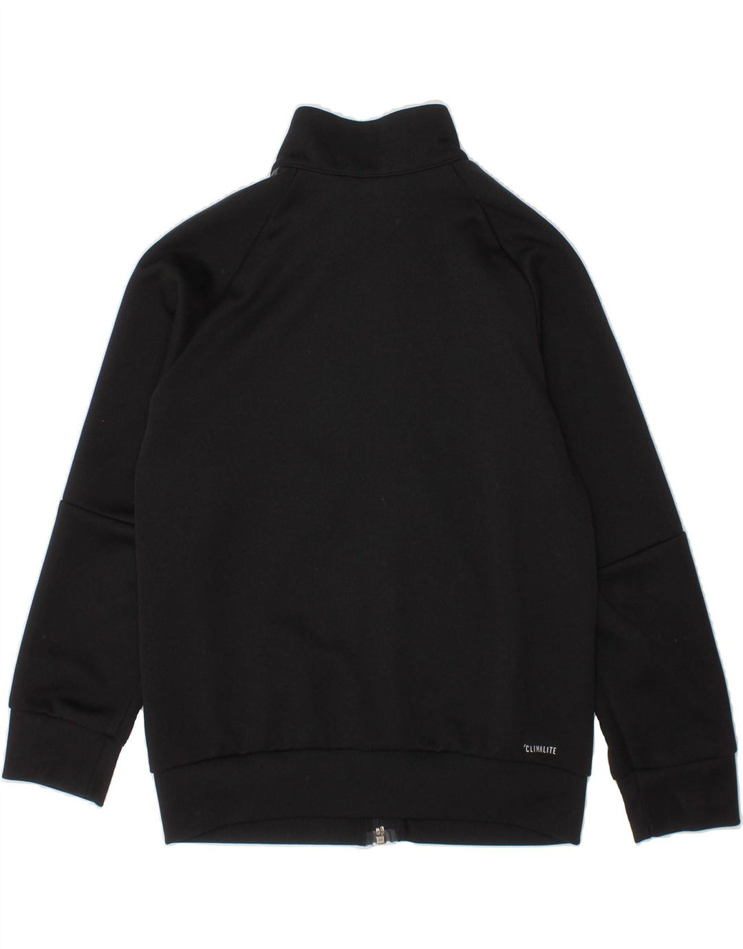 ADIDAS Boys Climalite Tracksuit Top Jacket 5-6 Years Black Polyester Vintage Adidas and Second-Hand Adidas from Messina Hembry 