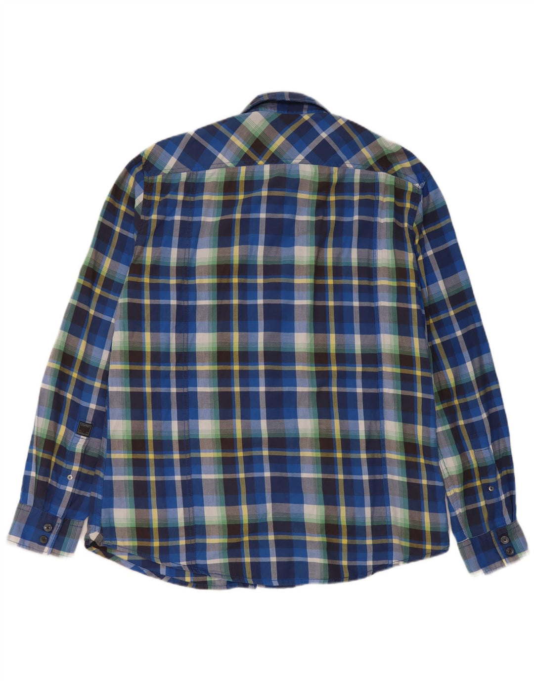 Esprit Herren-Flanellhemd 2XL, blau kariert, Baumwolle