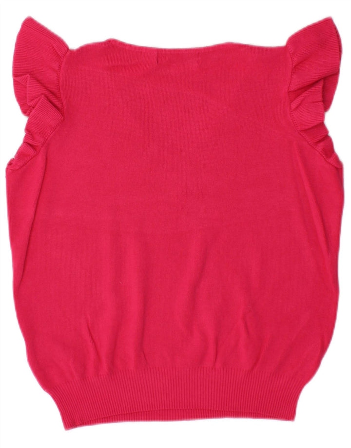 Marks & Spencer Damen-Tanktop mit übergroßem Crop-Tanktop, Gr. 10, Größe S, Rosa