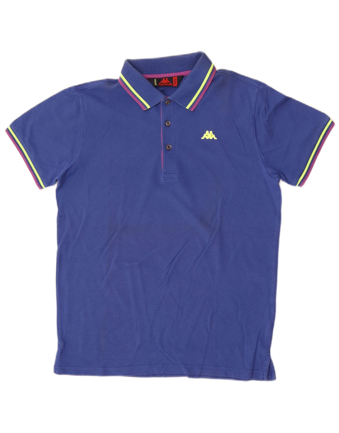Kappa Herren Poloshirt Mittelblau gestreift