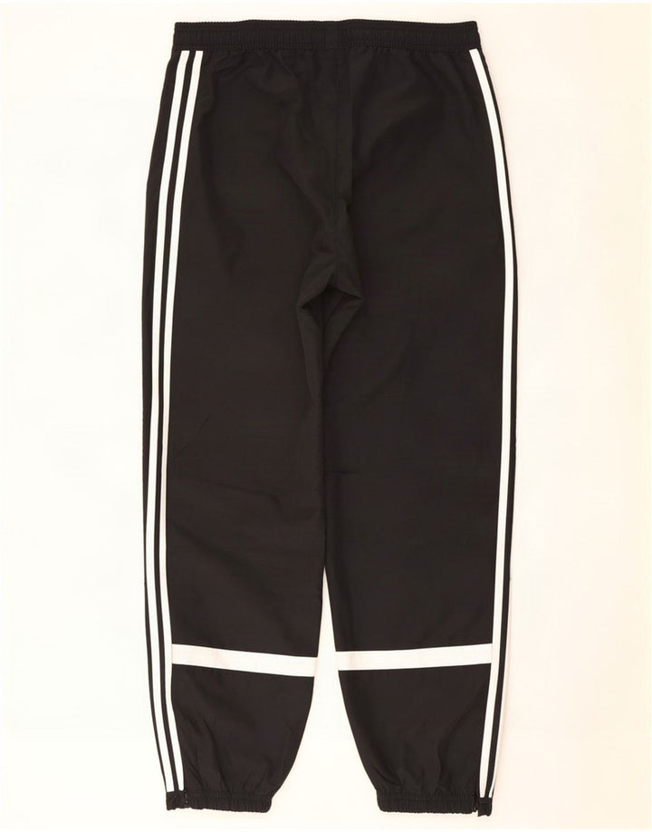 Adidas Herren-Trainingshose, Jogginghose, groß, aus schwarzem Polyester