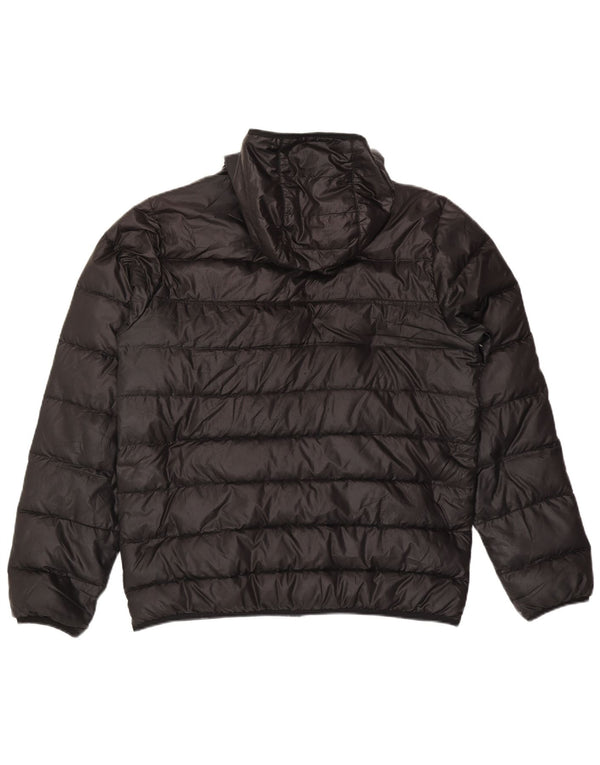 Nike Herren-Jacke mit Kapuze, gepolstert, UK 40, Größe L, Schwarz, Polyester