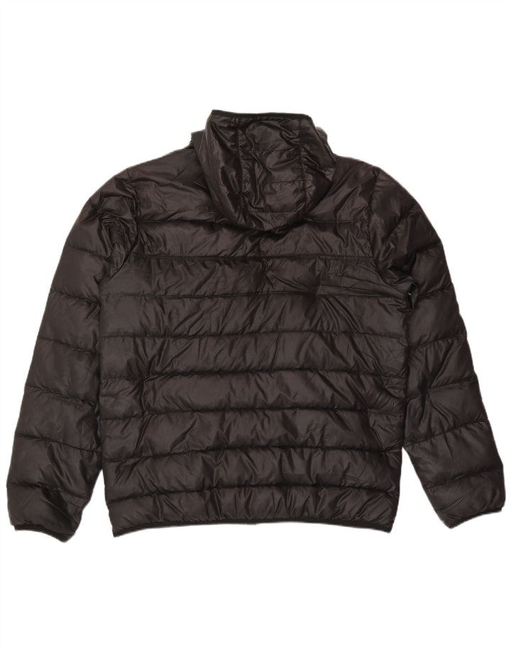 Nike Herren-Jacke mit Kapuze, gepolstert, UK 40, Größe L, Schwarz, Polyester