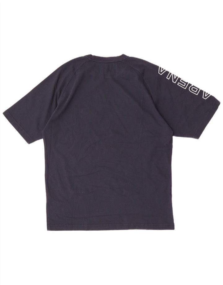 Arena Herren-T-Shirt mit Grafik, mittelgroß, marineblau, Baumwolle